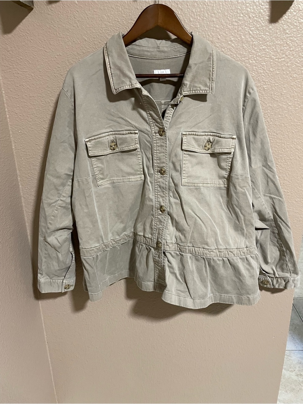 J. Jill Stone-Tone Utility Jacket
